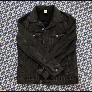 H&M black denim jacket